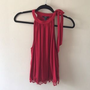 Red forever21 tank